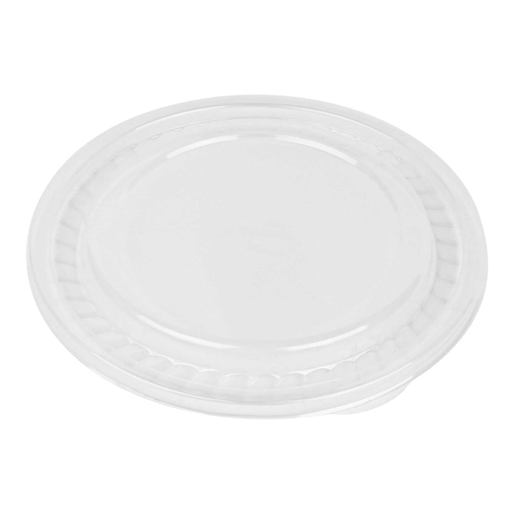 Bento Tek Round Clear Plastic Lid - Fits 10 oz Asian Style Bowl - 7'' x 7'' - 400 count box
