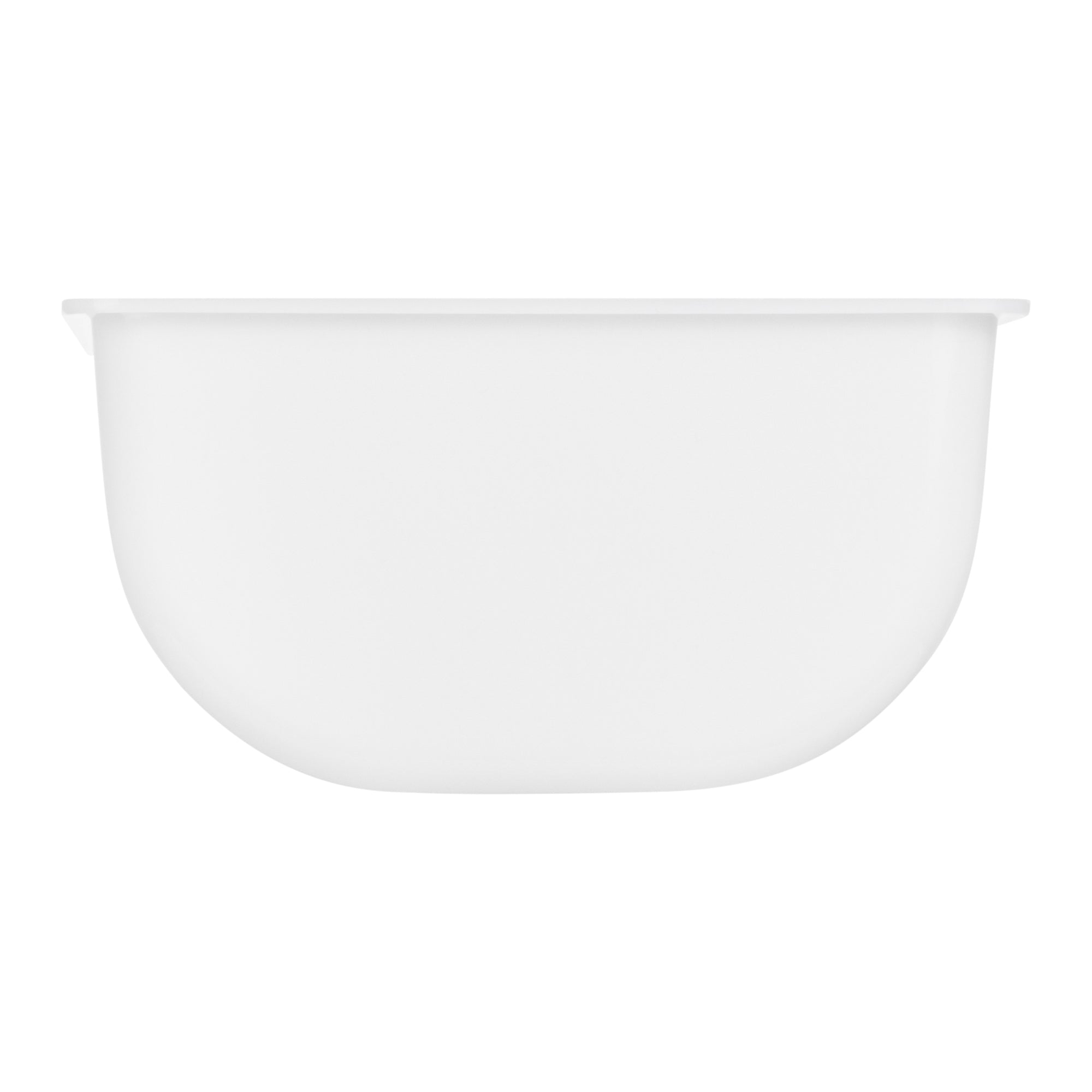 Bar Lux 1 Qt White Plastic Insert - Fits 3-Compartment Condiment Caddy - 1 count box
