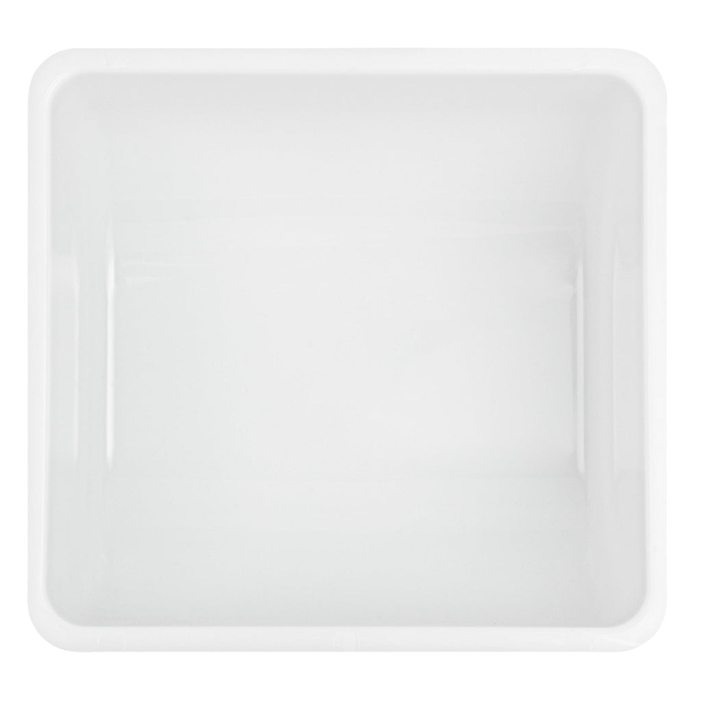 Bar Lux 1 Qt White Plastic Insert - Fits 3-Compartment Condiment Caddy - 1 count box