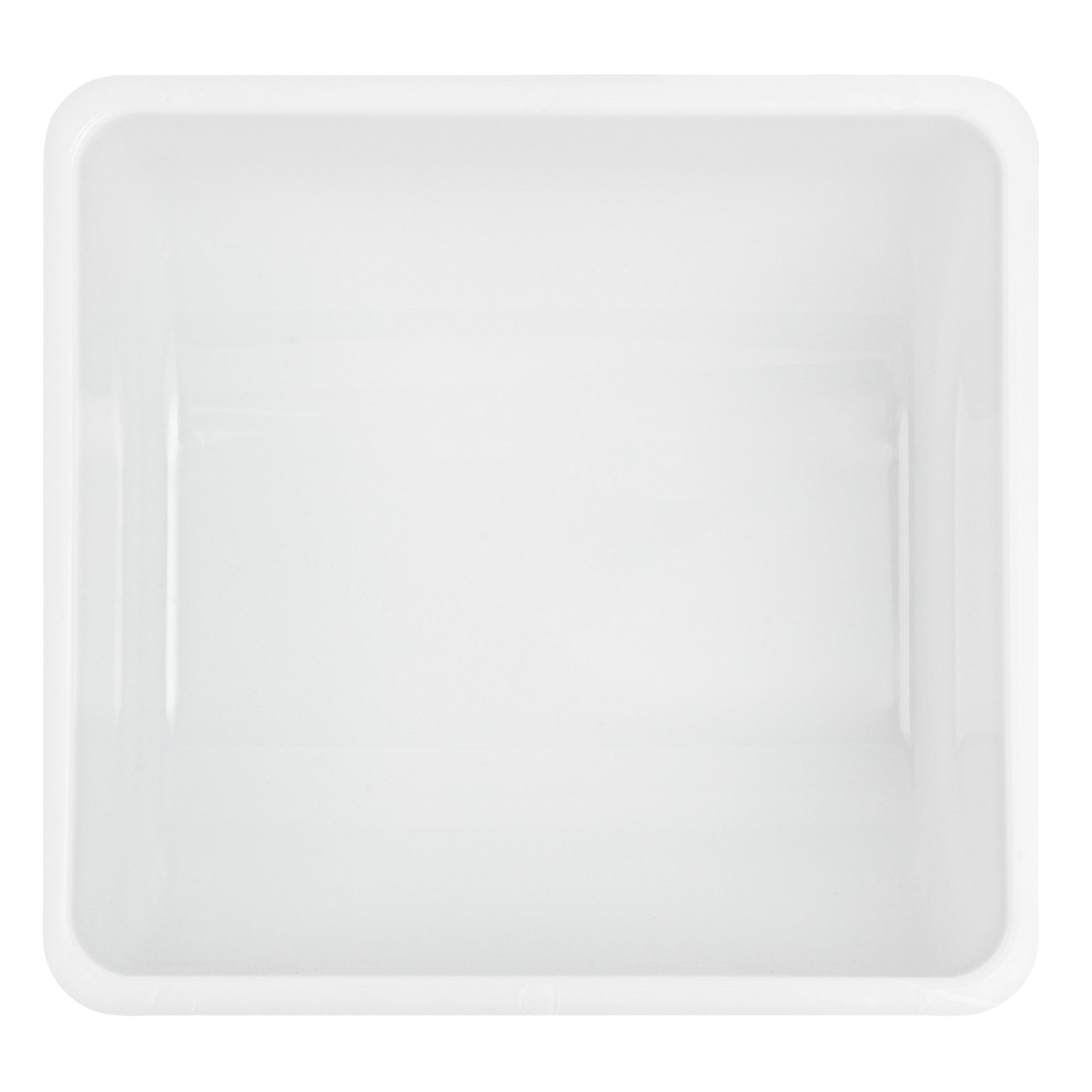 Bar Lux 1 Qt White Plastic Insert - Fits 3-Compartment Condiment Caddy - 1 count box