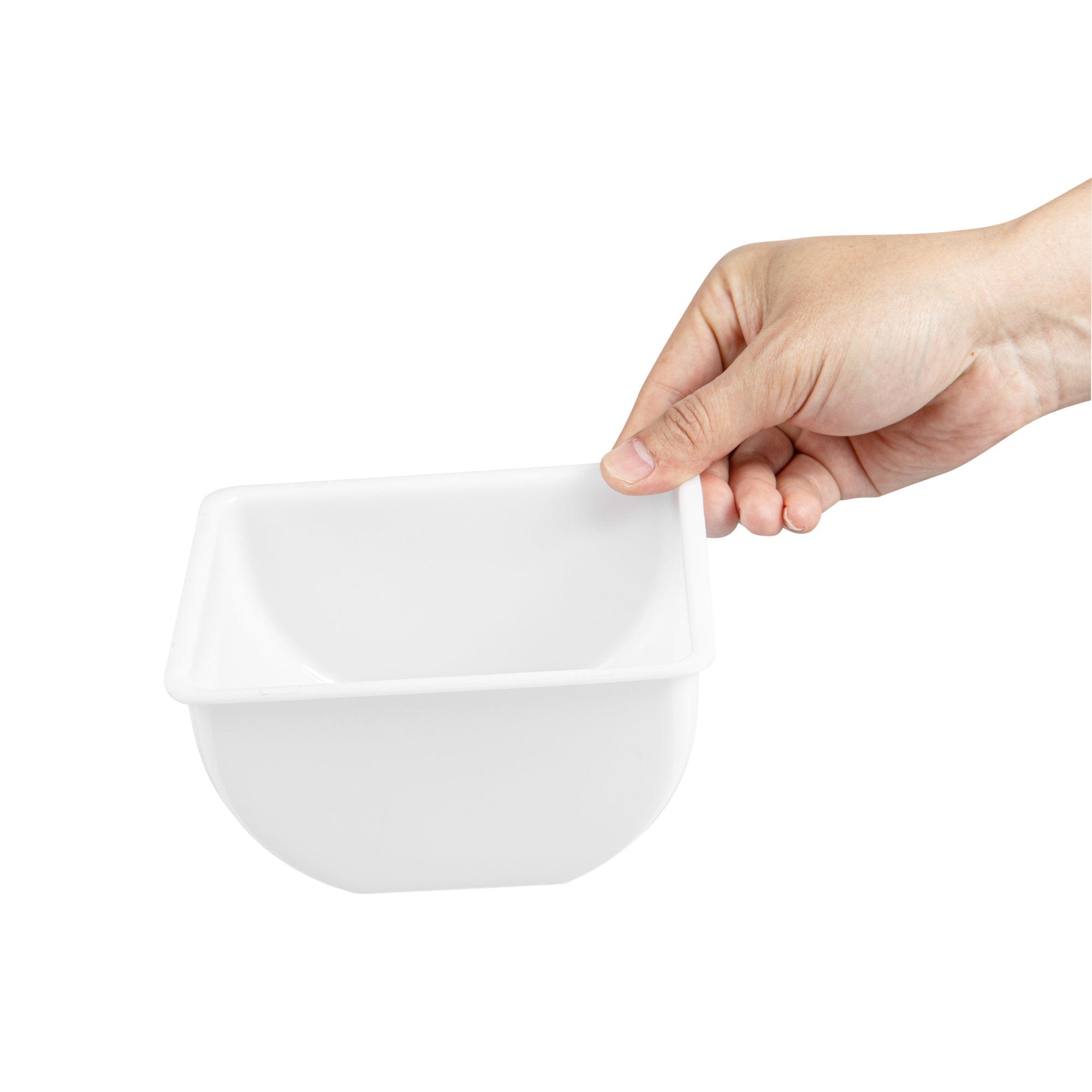 Bar Lux 1.5 Pint White Plastic Insert - Fits 4-Compartment Condiment Caddy - 1 count box