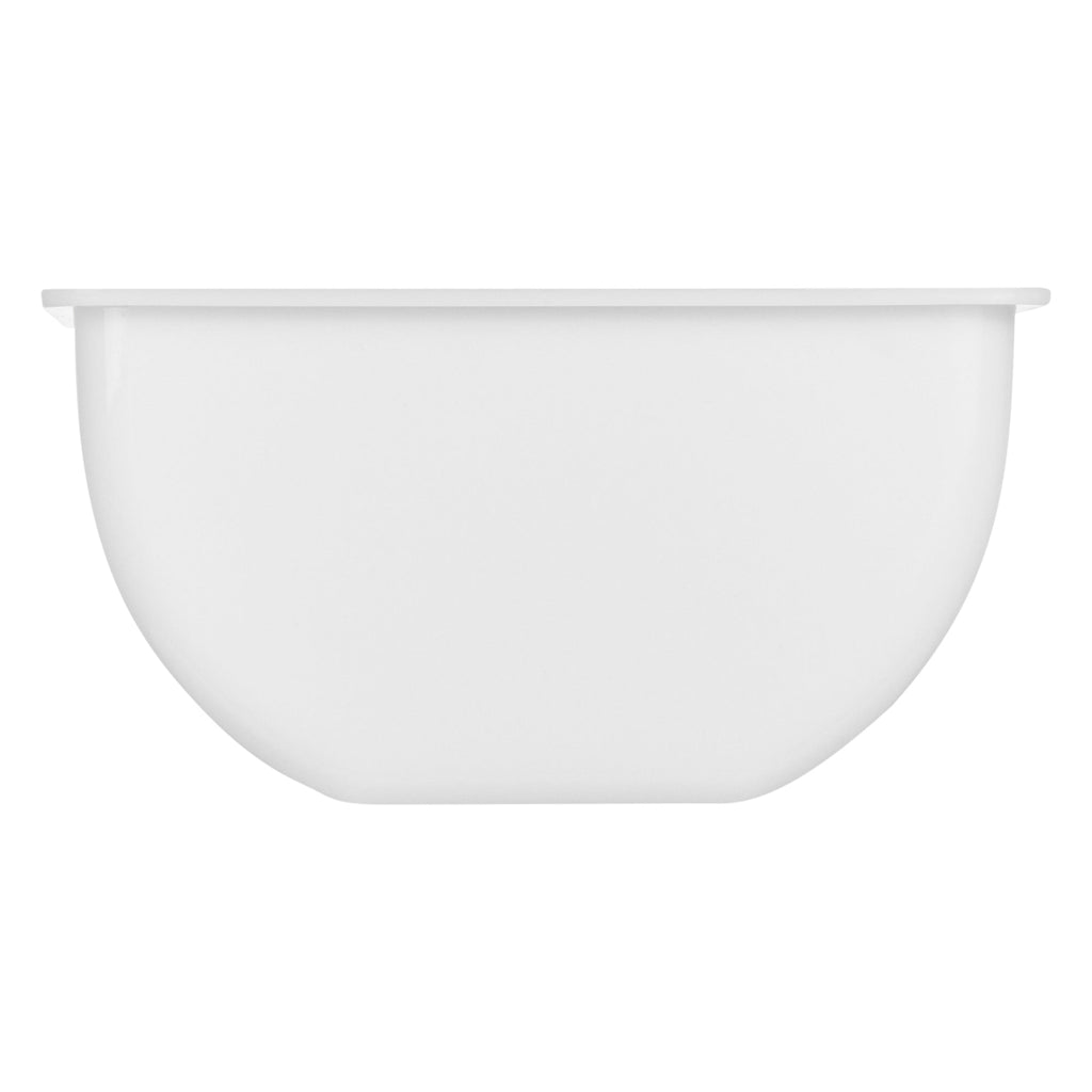 Bar Lux 1.5 Pint White Plastic Insert - Fits 4-Compartment Condiment Caddy - 1 count box