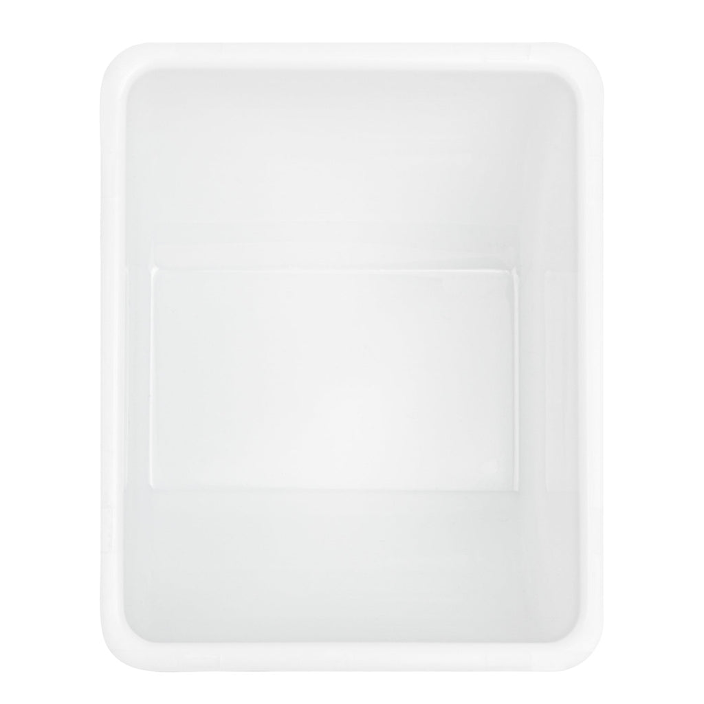 Bar Lux 1.5 Pint White Plastic Insert - Fits 4-Compartment Condiment Caddy - 1 count box