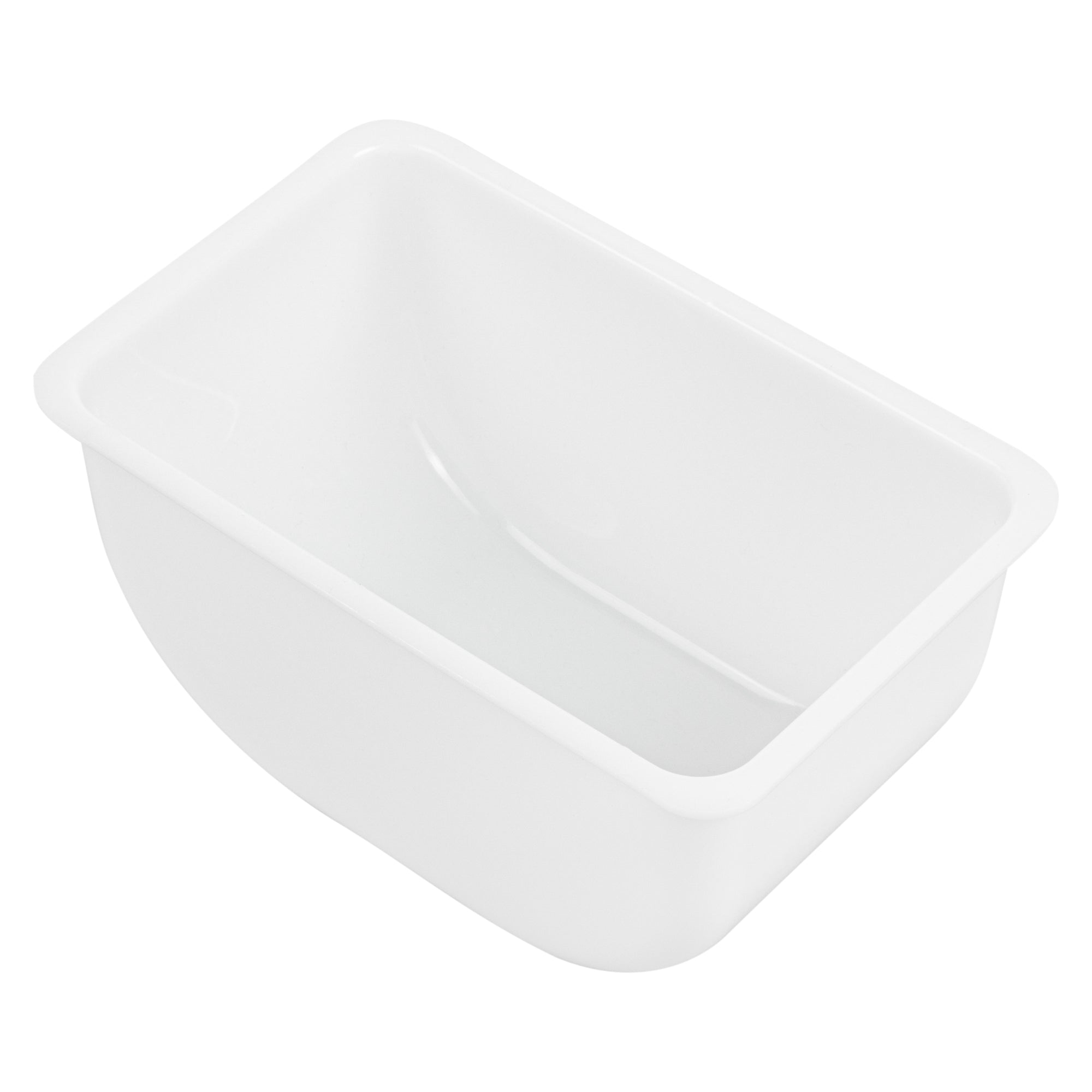 Bar Lux 1.25 Pint White Plastic Insert - Fits 5-Compartment Condiment Caddy - 1 count box