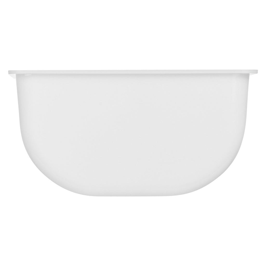 Bar Lux 1.25 Pint White Plastic Insert - Fits 5-Compartment Condiment Caddy - 1 count box