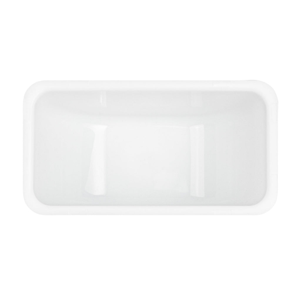 Bar Lux 1 Pint White Plastic Insert - Fits 6-Compartment Condiment Caddy - 1 count box