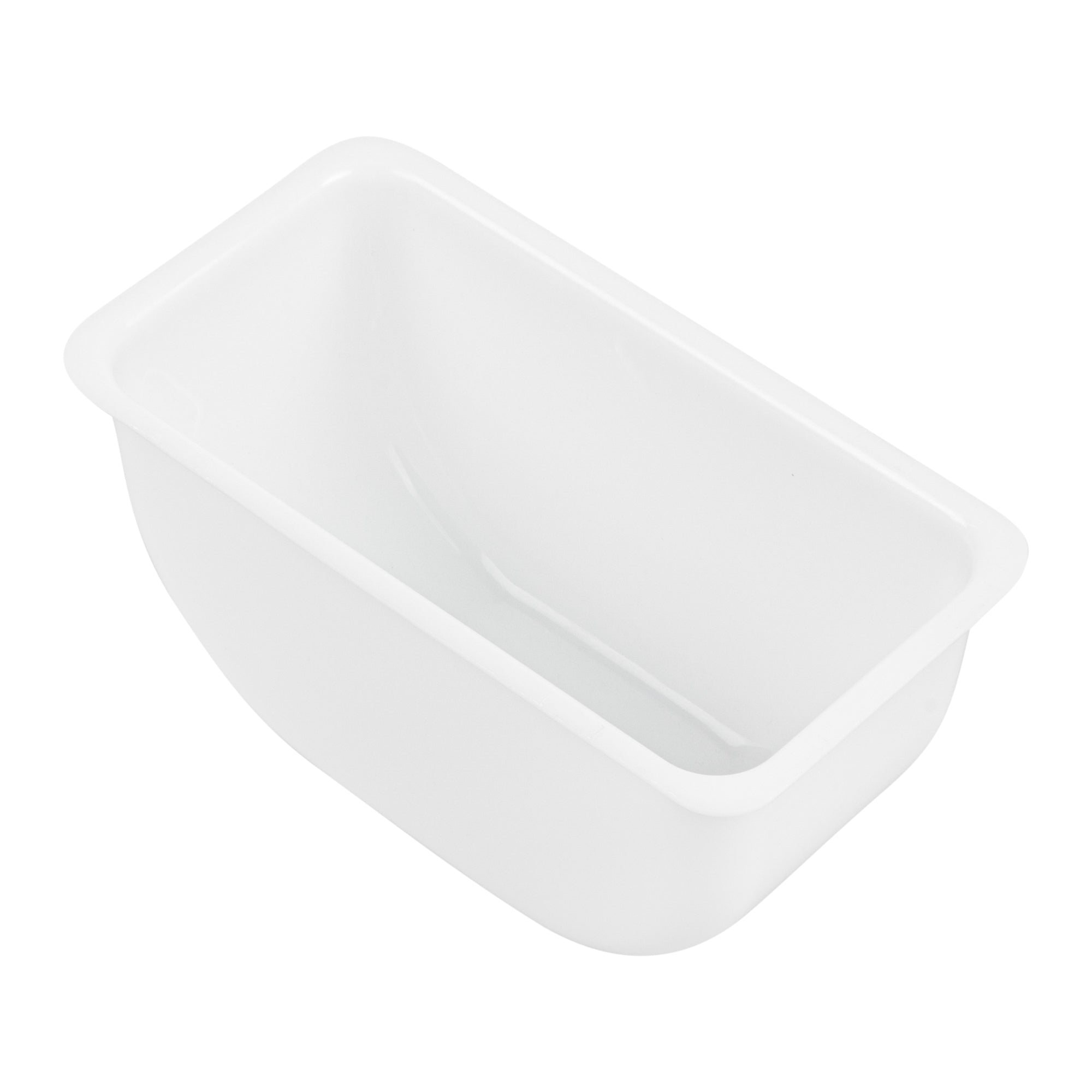 Bar Lux 1 Pint White Plastic Insert - Fits 6-Compartment Condiment Caddy - 6 count box