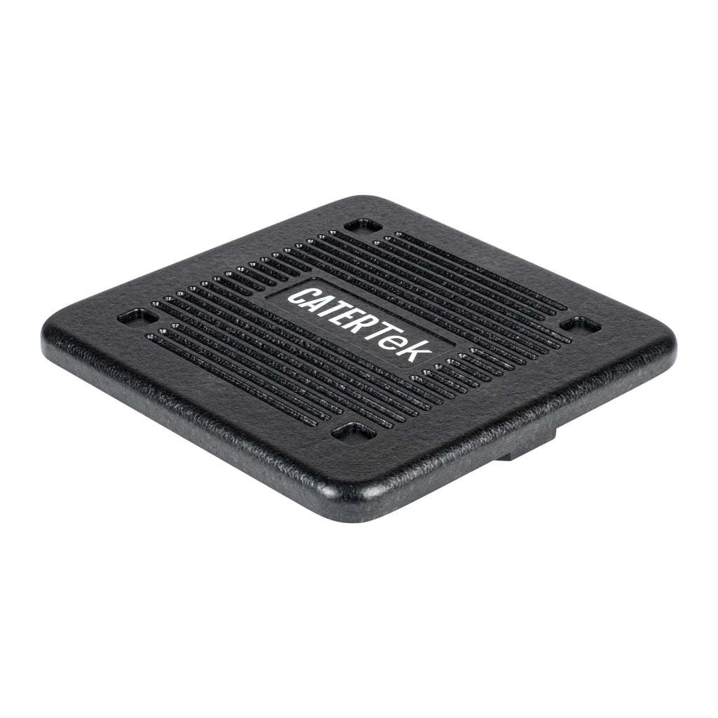 Cater Tek Black EPP Food Pan Carrier - Insulated, Top Loading, Collapsible - 15" x 15" x 8 3/4" - 1 count box