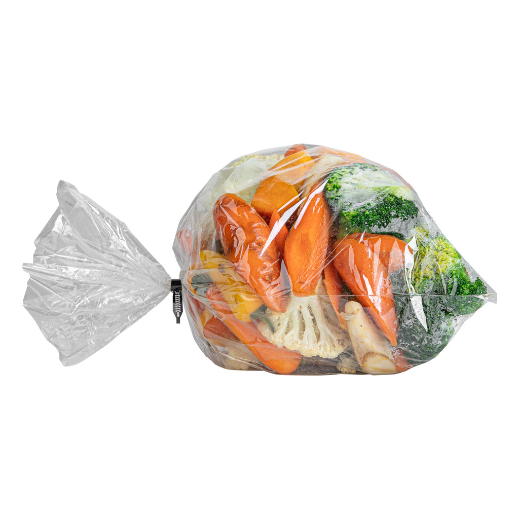 Fresh Hero Clear Plastic Oven Bag - with Ties, BPA-Free - 14" x 17" - 200 count box