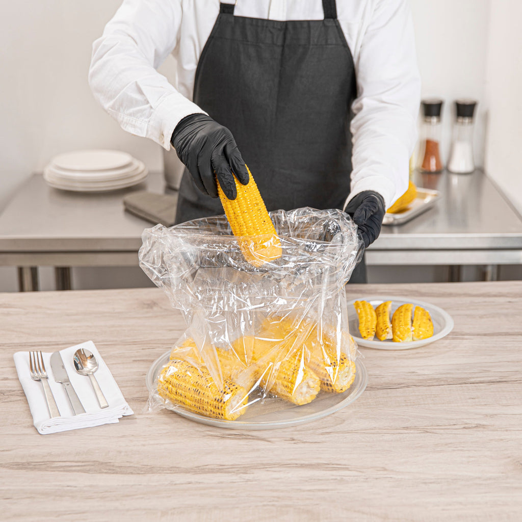 Fresh Hero Clear Plastic Oven Bag - with Ties, BPA-Free - 17" x 21 1/2" - 200 count box