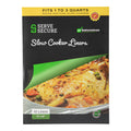 Serve Secure Clear Plastic Liner - Fits 1 To 3 Qt Slow Cooker, BPA-Free - 11" x 16" - 10 count box
