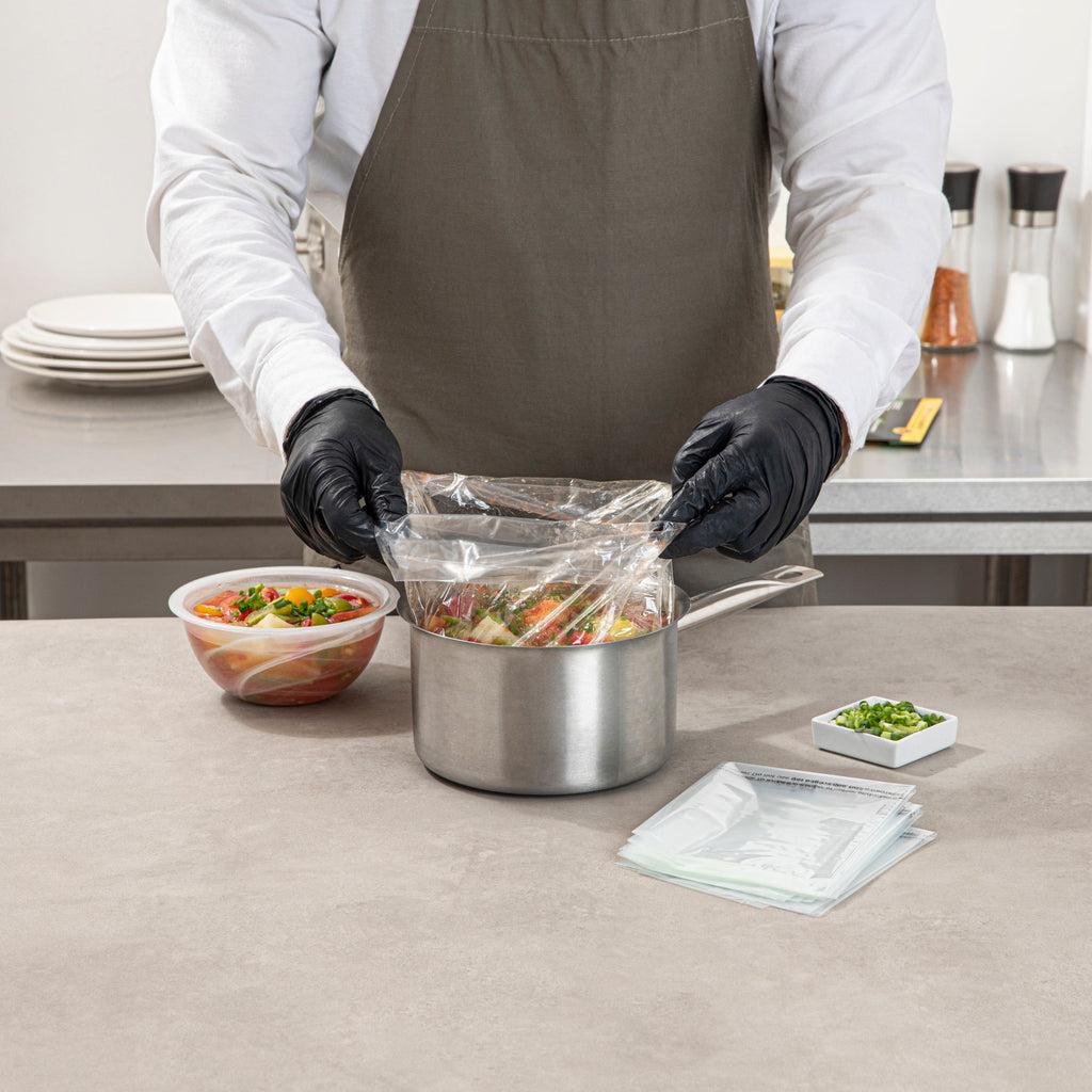 Serve Secure Clear Plastic Liner - Fits 1 To 3 Qt Slow Cooker, BPA-Free - 11" x 16" - 500 count box