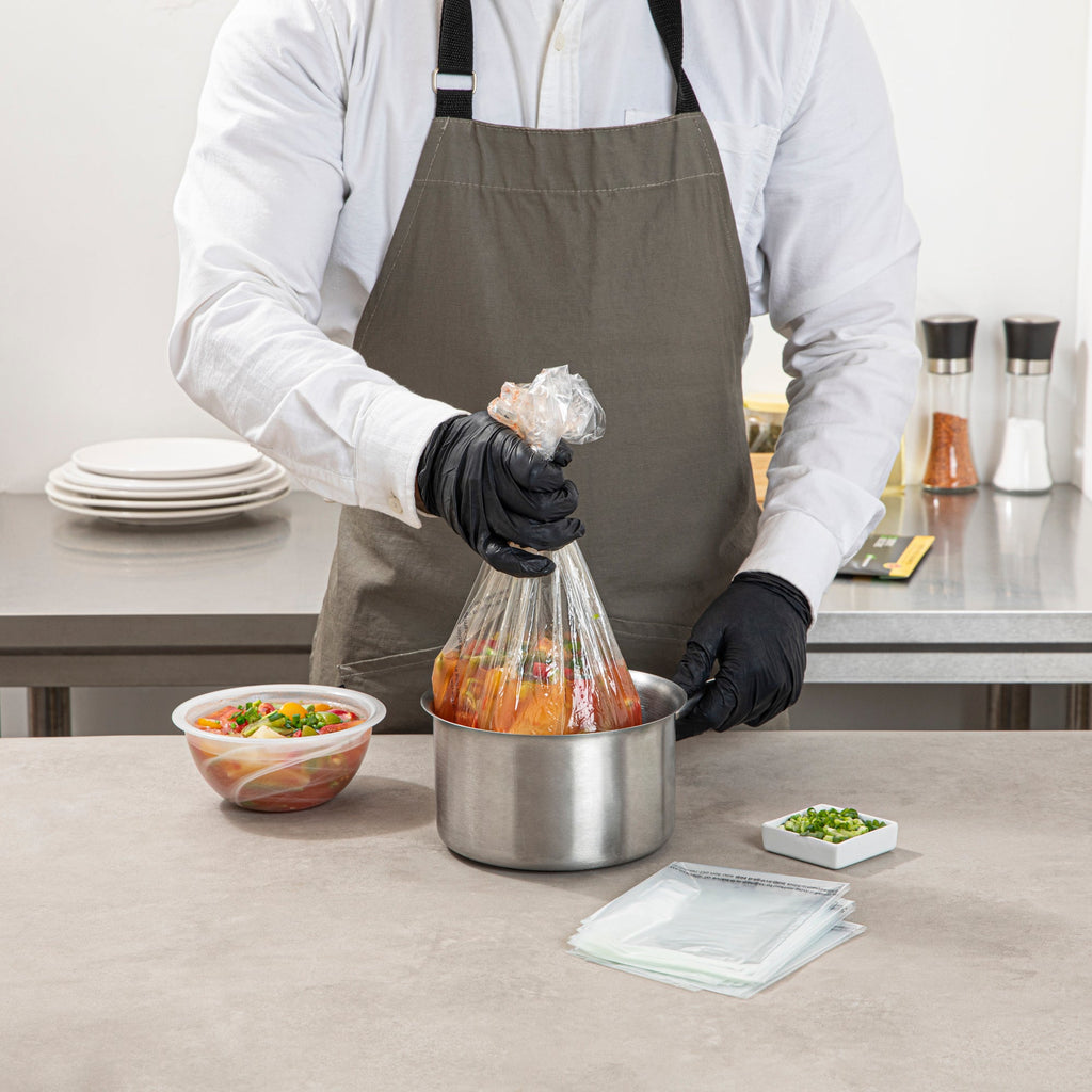 Serve Secure Clear Plastic Liner - Fits 1 To 3 Qt Slow Cooker, BPA-Free - 11" x 16" - 500 count box