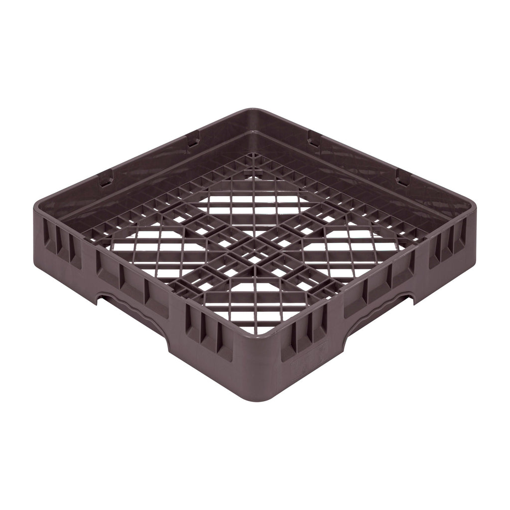 Clean Tek Professional Brown Base Rack - with Closed Sides - 19 3/4" x 19 3/4" x 4" - 1 count box