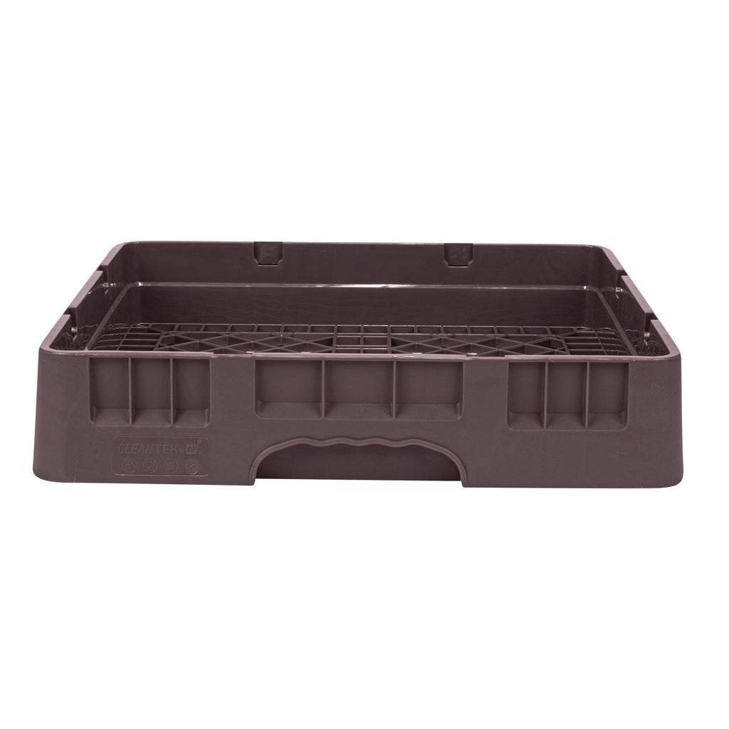 Clean Tek Professional Brown Base Rack - with Closed Sides - 19 3/4" x 19 3/4" x 4" - 1 count box