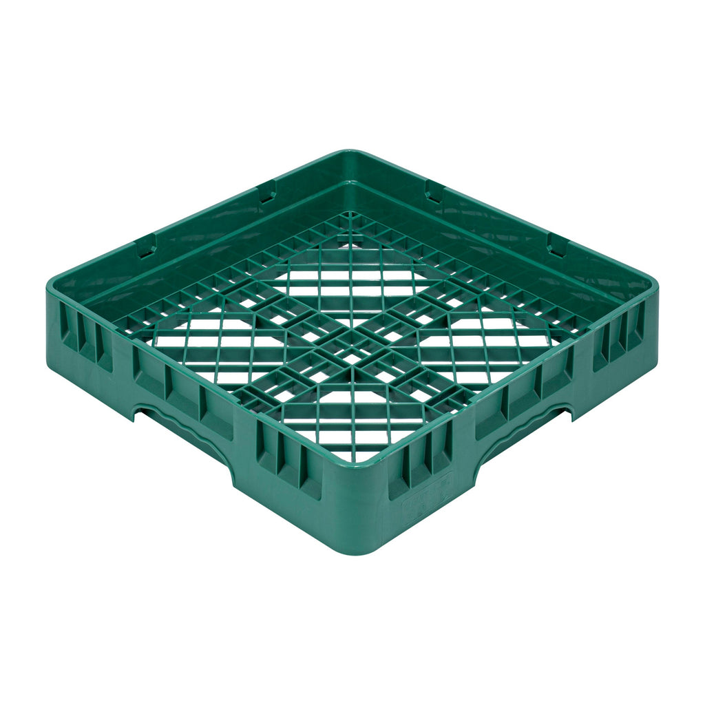 Clean Tek Professional Green Base Rack - with Closed Sides - 19 3/4" x 19 3/4" x 4" - 1 count box