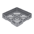Clean Tek Professional Gray Base Rack - with Closed Sides - 19 3/4" x 19 3/4" x 4" - 1 count box
