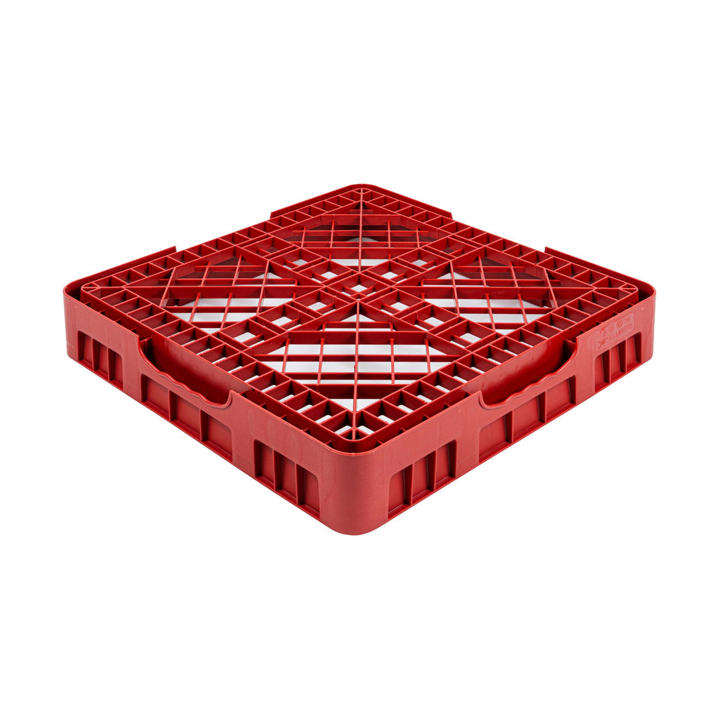 Clean Tek Professional Red Base Rack - with Closed Sides - 19 3/4" x 19 3/4" x 4" - 1 count box