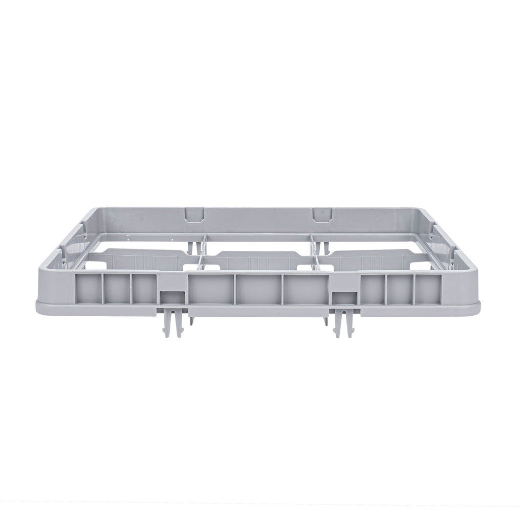 Clean Tek Professional Gray Half Drop Extender - 9 Compartments - 19 3/4" x 19 3/4" x 3" - 1 count box