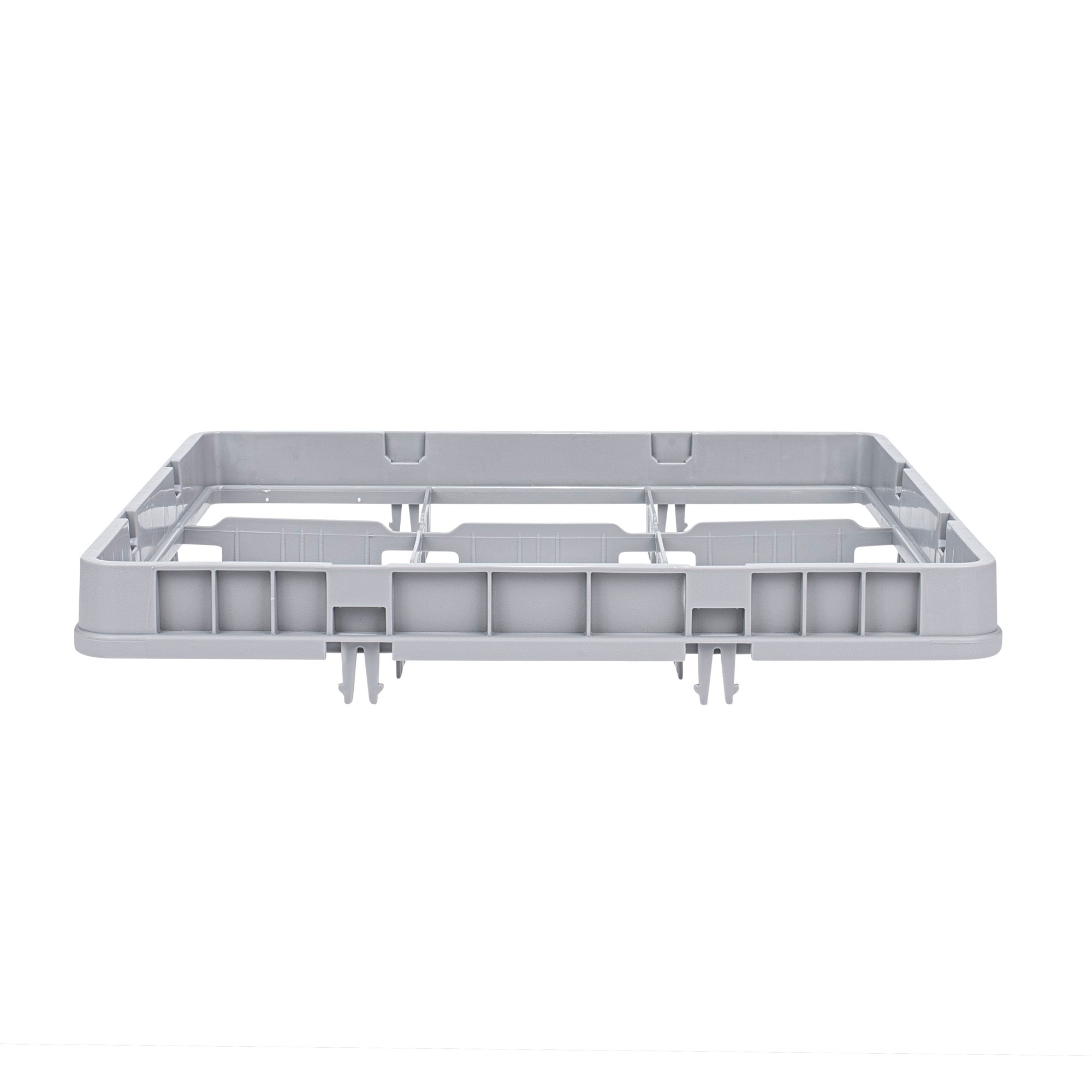 Clean Tek Professional Gray Half Drop Extender - 9 Compartments - 19 3/4" x 19 3/4" x 3" - 1 count box