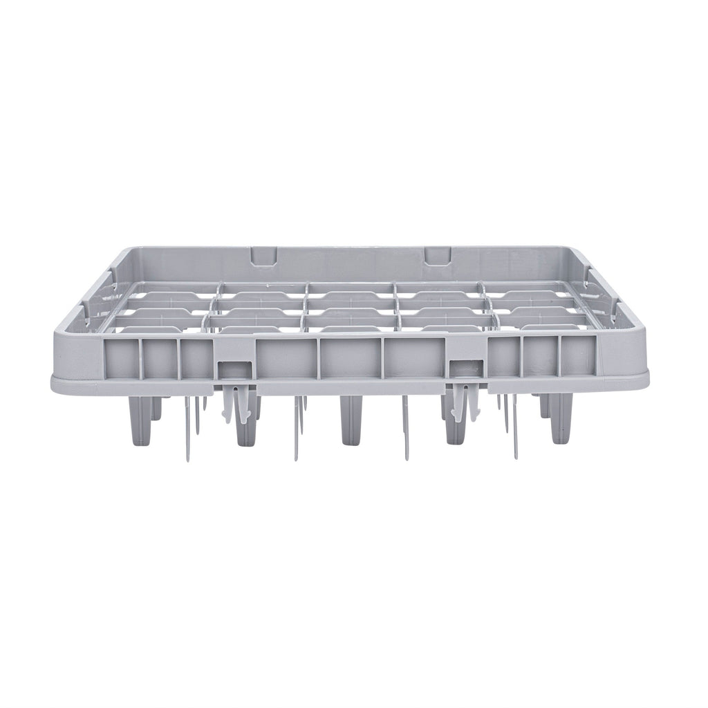 Clean Tek Professional Gray Full Drop Extender - 25 Compartments - 19 3/4" x 19 3/4" x 4 3/4" - 1 count box
