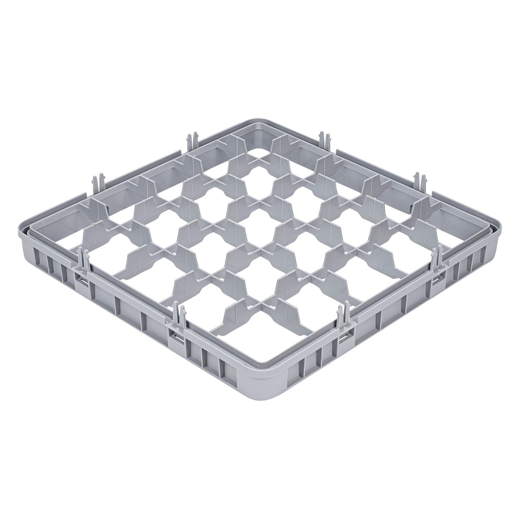 Clean Tek Professional Gray Half Drop Extender - 25 Compartments - 19 3/4" x 19 3/4" x 3" - 1 count box