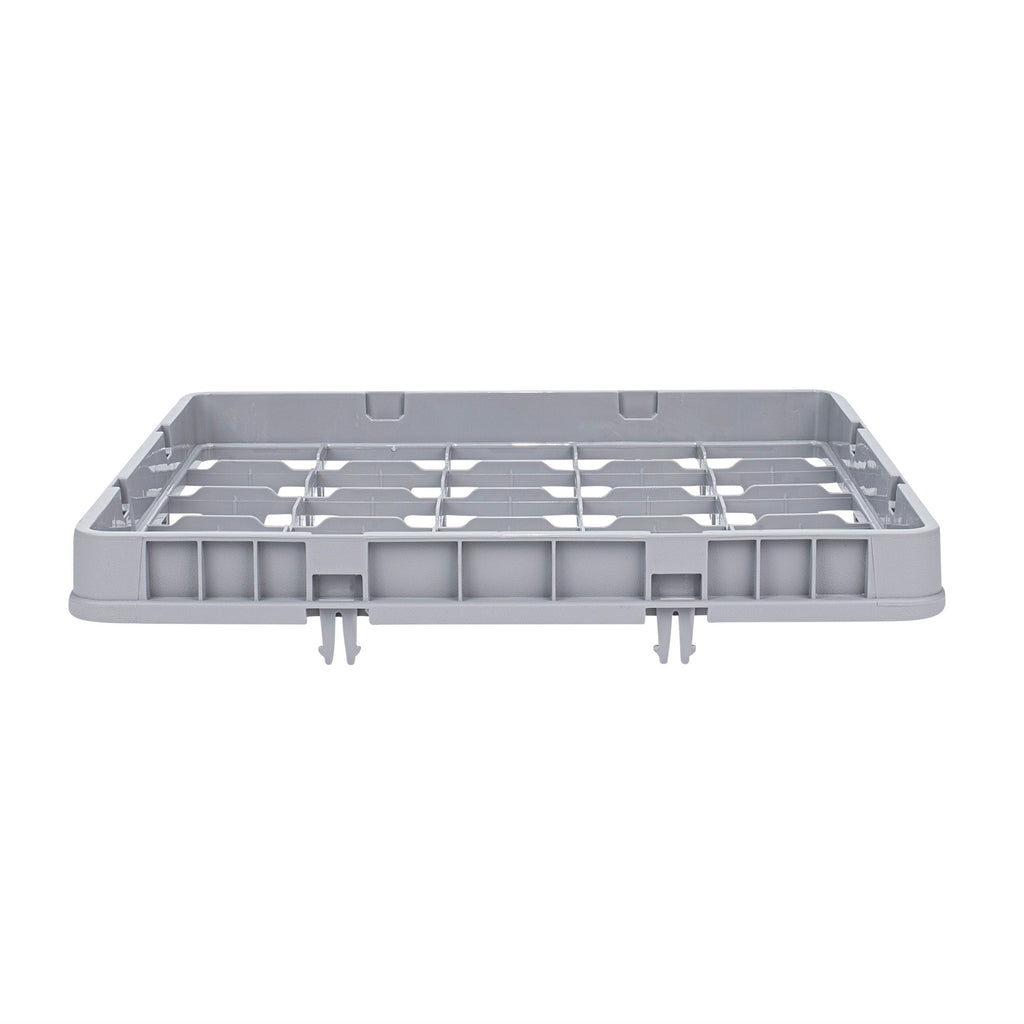 Clean Tek Professional Gray Half Drop Extender - 25 Compartments - 19 3/4" x 19 3/4" x 3" - 1 count box