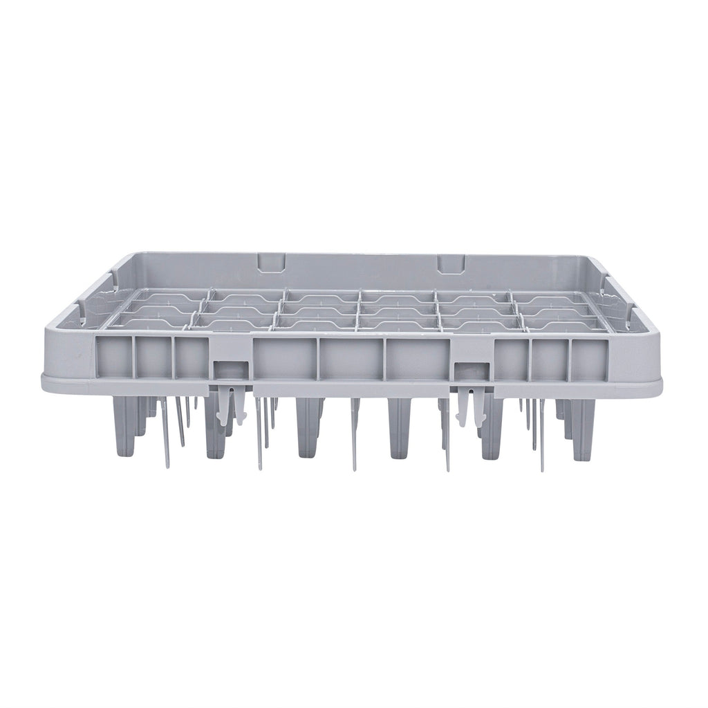 Clean Tek Professional Gray Full Drop Extender - 36 Compartments - 19 3/4" x 19 3/4" x 4 3/4" - 1 count box