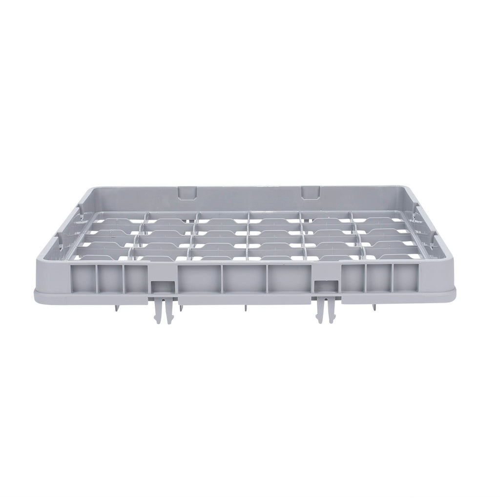 Clean Tek Professional Gray Half Drop Extender - 36 Compartments - 19 3/4" x 19 3/4" x 3" - 1 count box