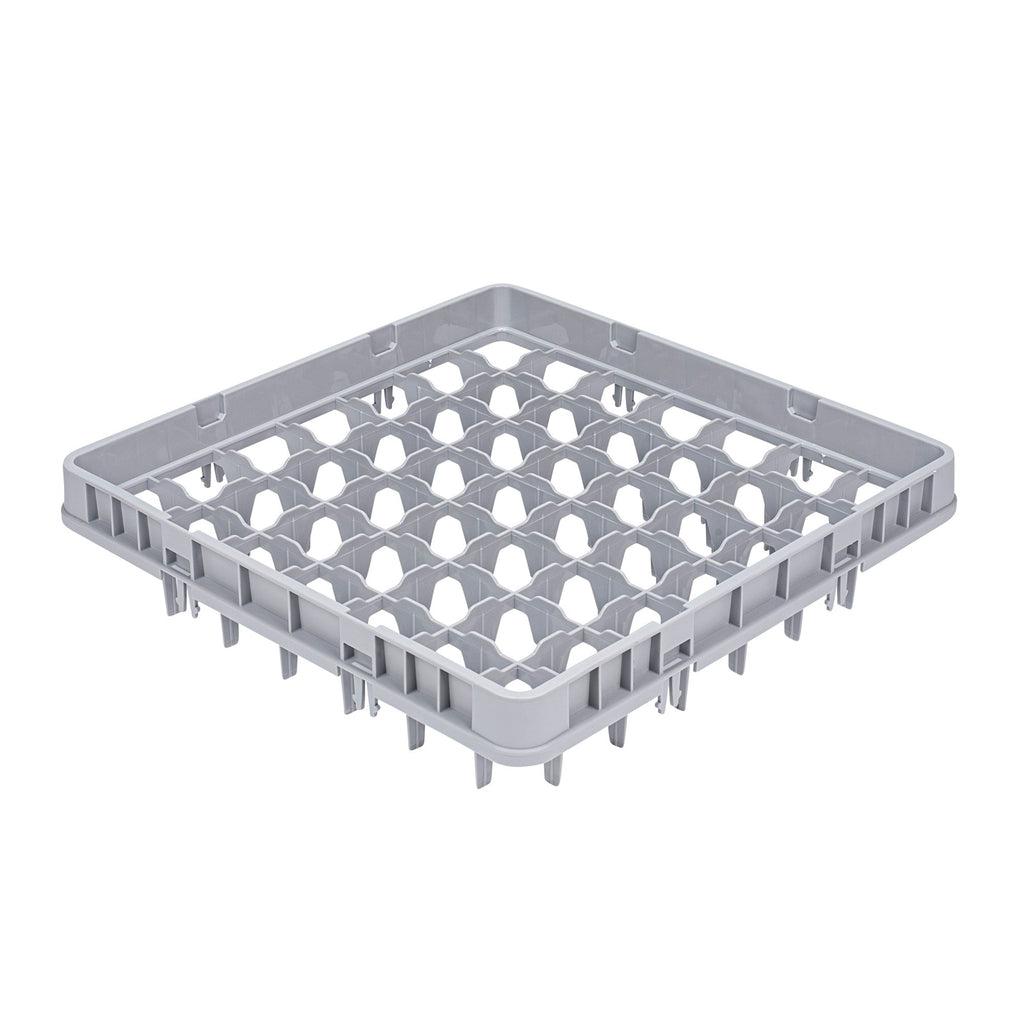 Clean Tek Professional Gray Full Drop Extender - 49 Compartments - 19 3/4" x 19 3/4" x 4 3/4" - 1 count box