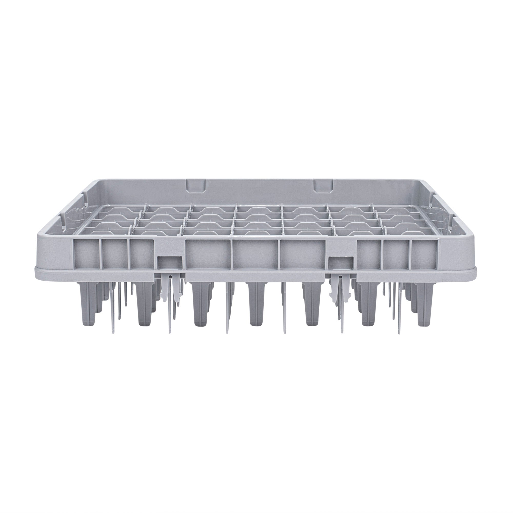 Clean Tek Professional Gray Full Drop Extender - 49 Compartments - 19 3/4" x 19 3/4" x 4 3/4" - 1 count box