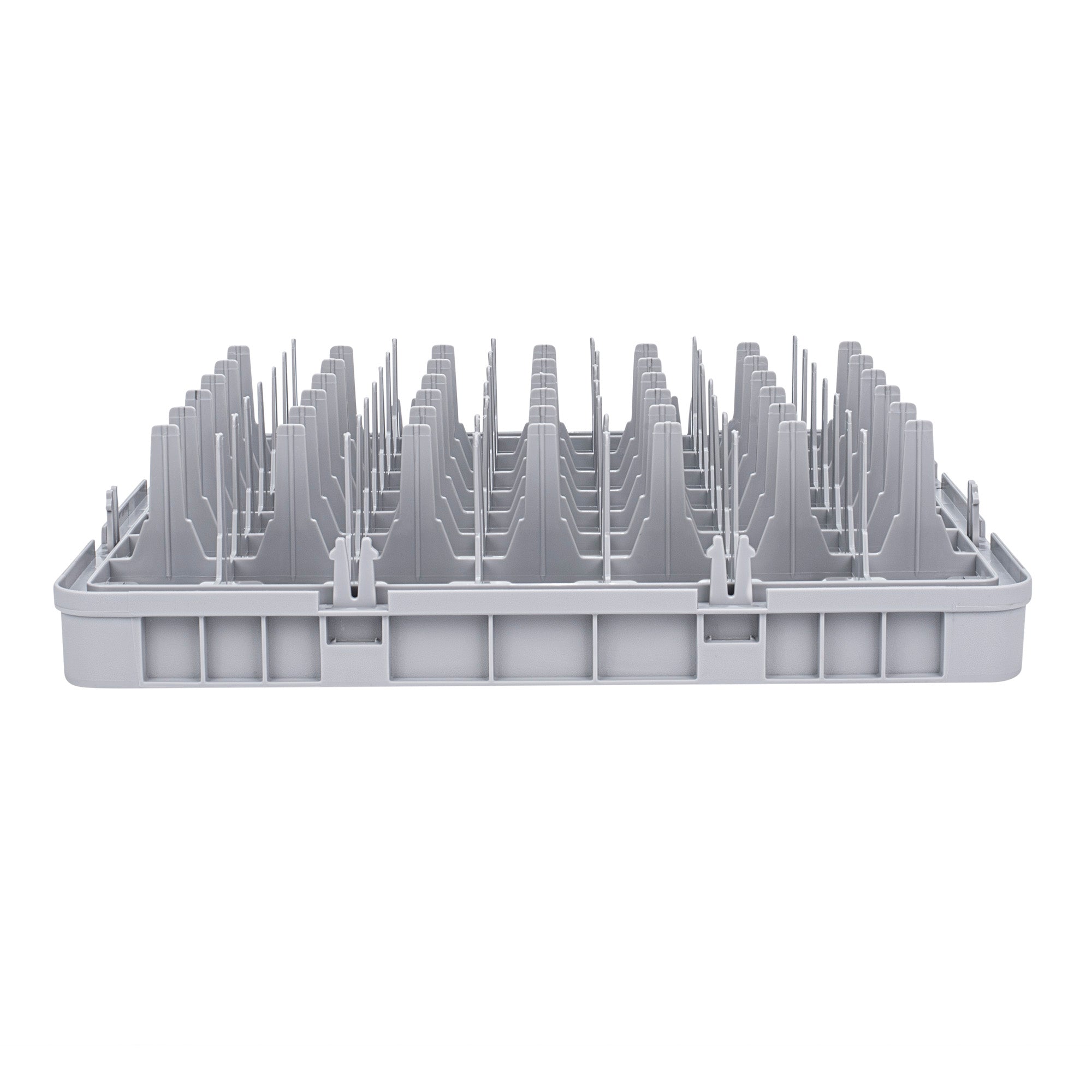 Clean Tek Professional Gray Full Drop Extender - 49 Compartments - 19 3/4" x 19 3/4" x 4 3/4" - 1 count box