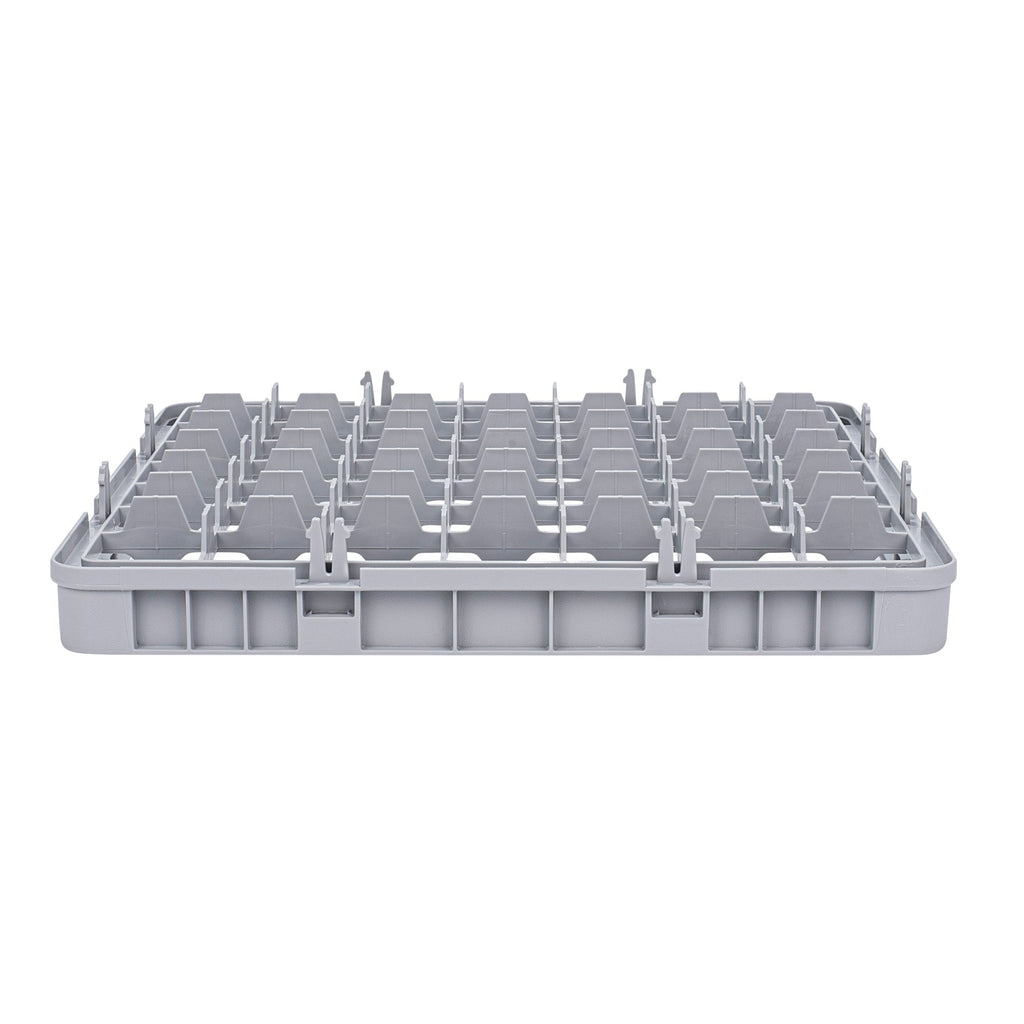 Clean Tek Professional Gray Half Drop Extender - 49 Compartments - 19 3/4" x 19 3/4" x 3" - 1 count box