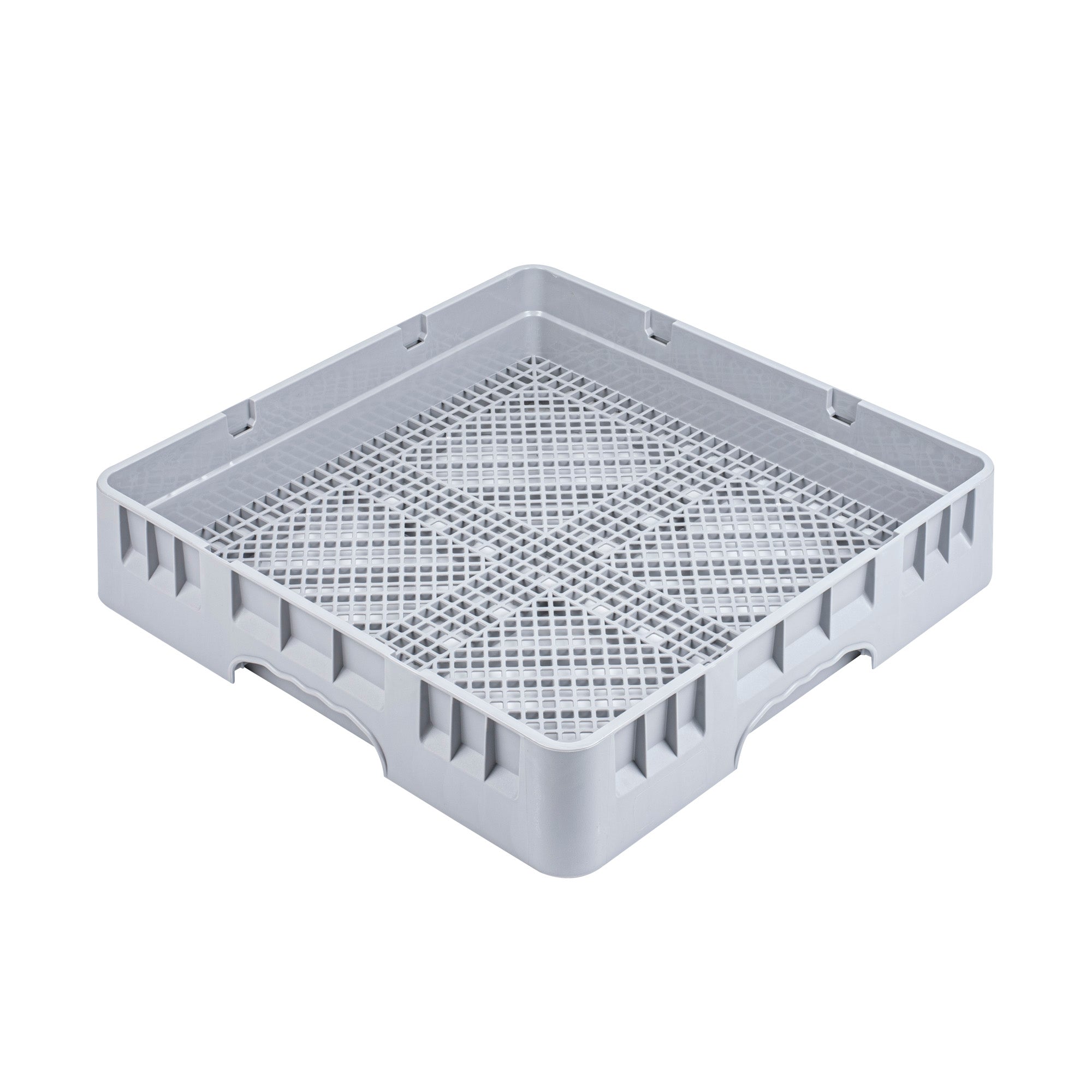 Clean Tek Professional Gray Flatware Rack - 19 3/4" x 19 3/4" x 4" - 1 count box
