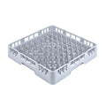 Clean Tek Professional Gray Peg Rack - with Closed Sides - 19 3/4" x 19 3/4" x 4" - 1 count box