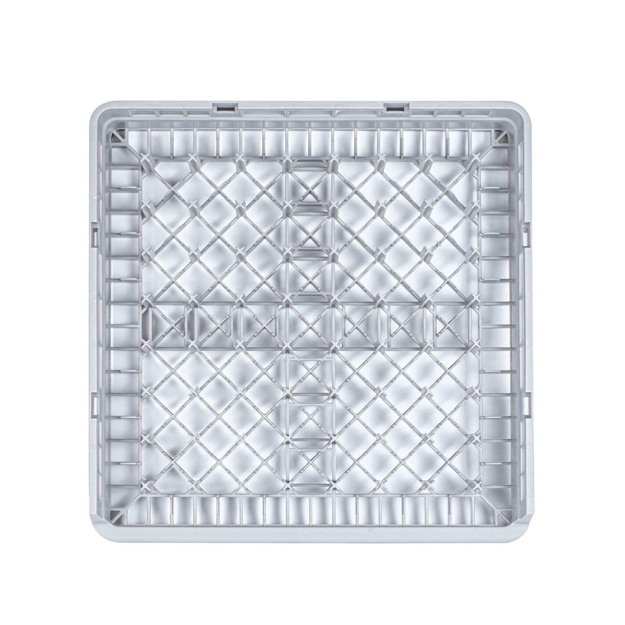 Clean Tek Professional Gray Peg Rack - with Open End - 19 3/4" x 19 3/4" x 4" - 1 count box