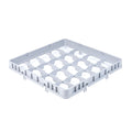 Clean Tek Professional Gray Half Drop Full Size Cup Extender - 20 Compartments - 19 3/4" x 19 3/4" x 3" - 1 count box