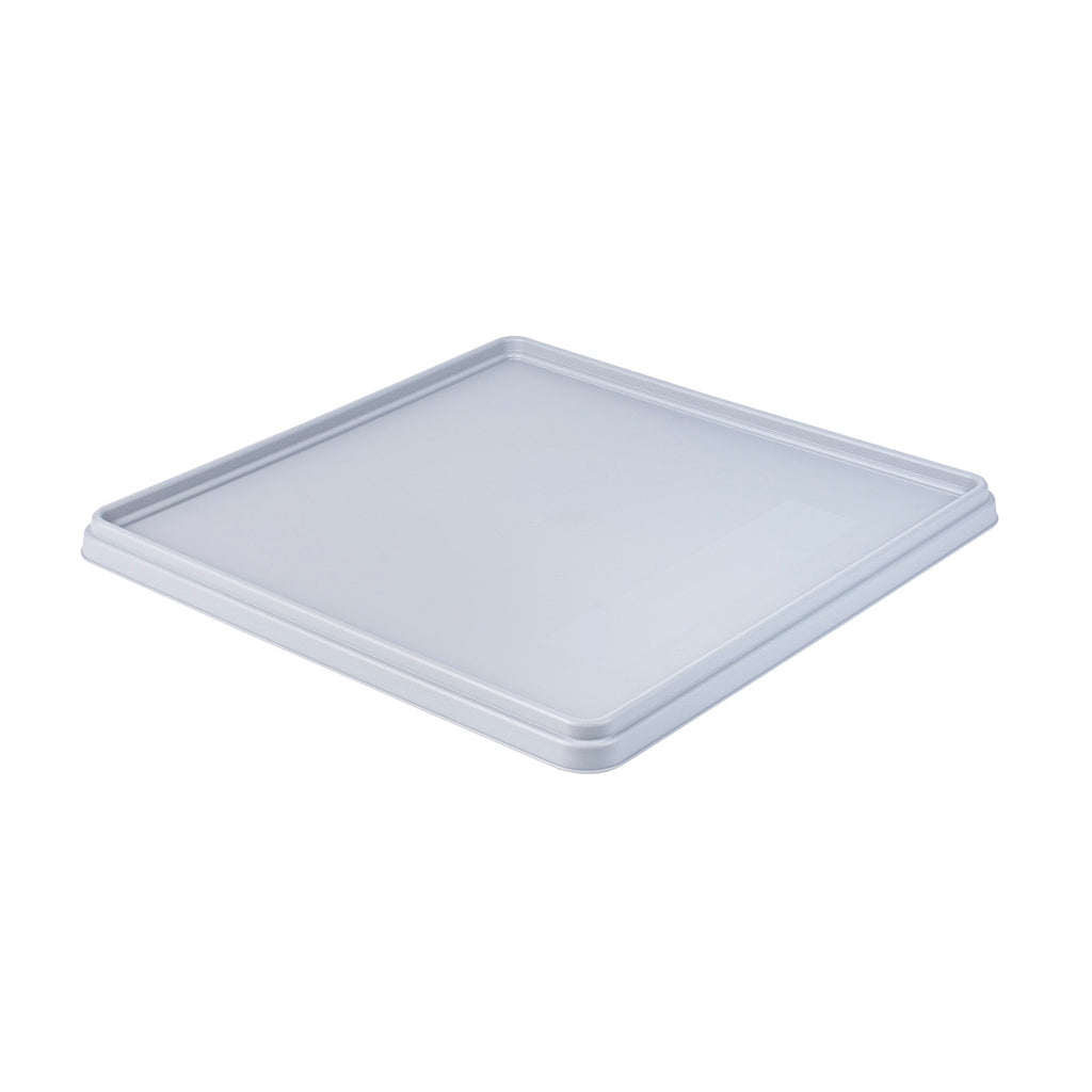 Clean Tek Professional Gray Glass Rack Cover - 19 3/4" x 19 3/4" x 1 1/2" - 1 count box