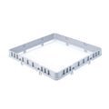 Clean Tek Professional Gray Glass Rack Extender - Closed Sides - 19 3/4" x 19 3/4" x 3" - 1 count box
