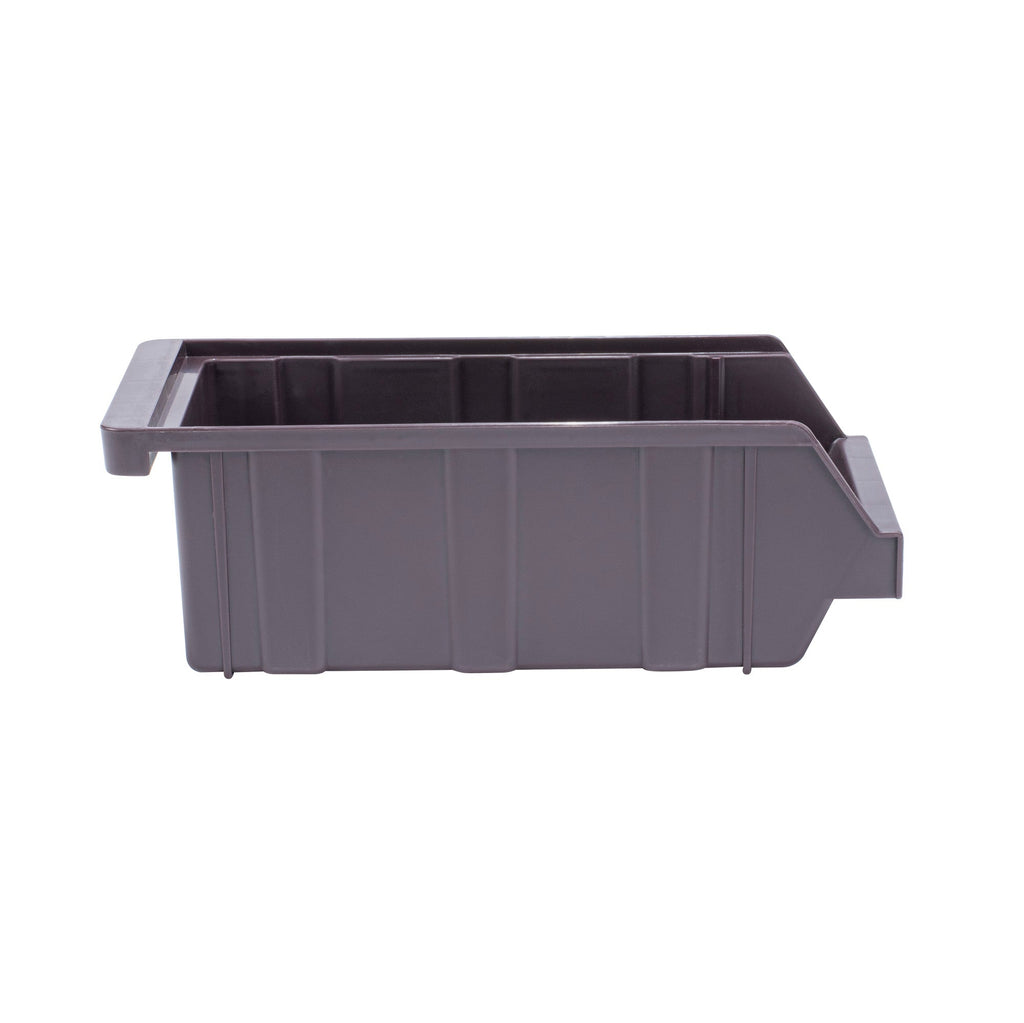 Met Lux Brown Plastic Condiment Bin - 12 1/4" x 5" x 4 1/4" - 1 count box