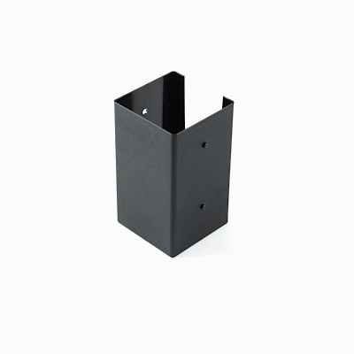 Restpresso Black Plastic Coffee Cup / Lid / Cocktail Napkin Organizer - 4 1/2" x 4 1/2" x 7 3/4" - 1 count box