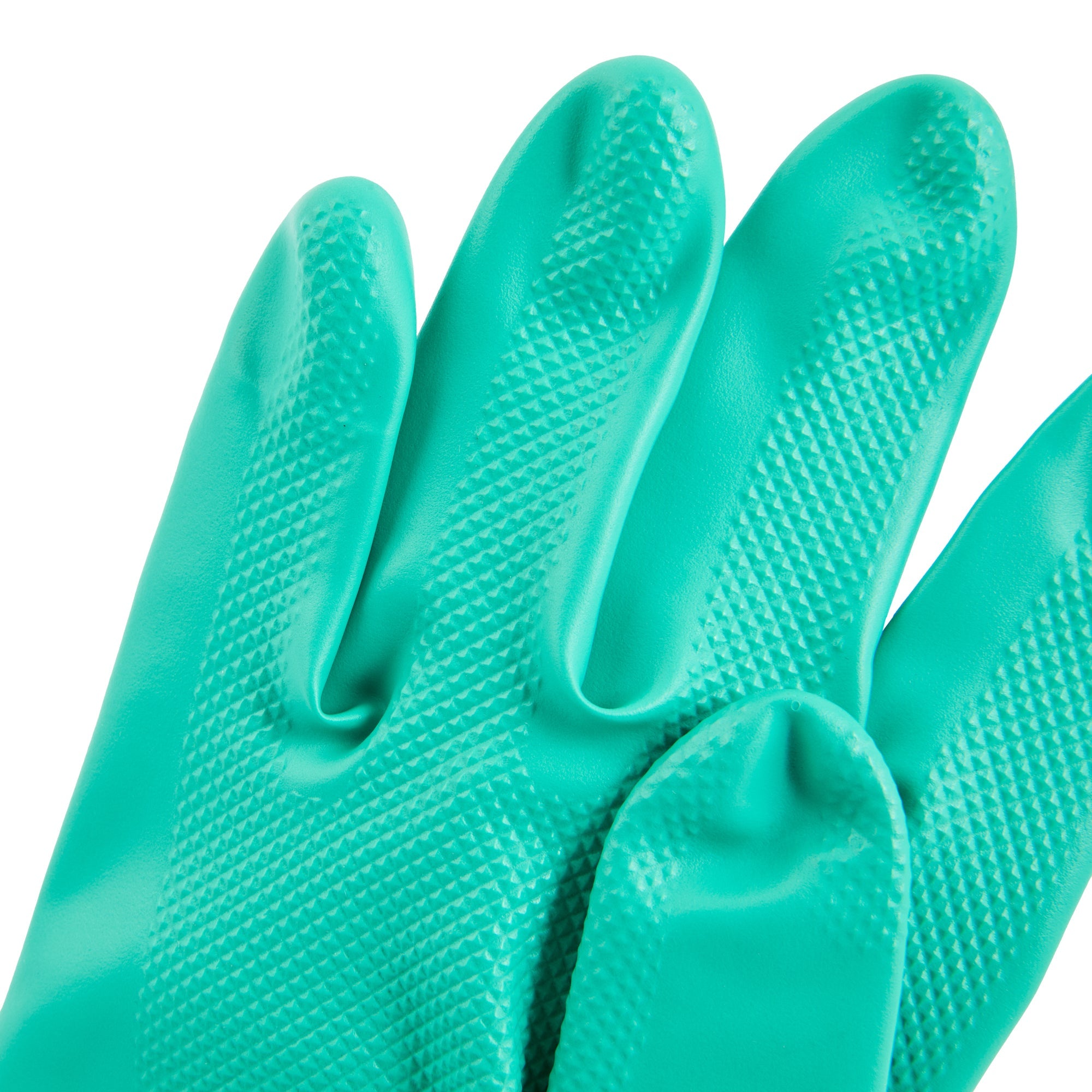 Clean Tek Professional Green XXL Nitrile Gloves - 15 mil, Flock Lining, Chemical-Resistant - 13" x 5" - Pair - 10 count box