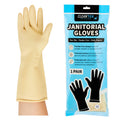 Clean Tek Professional Yellow Medium Latex Gloves - 22 mil - 13" x 4 1/4" - Pair - 1 count box