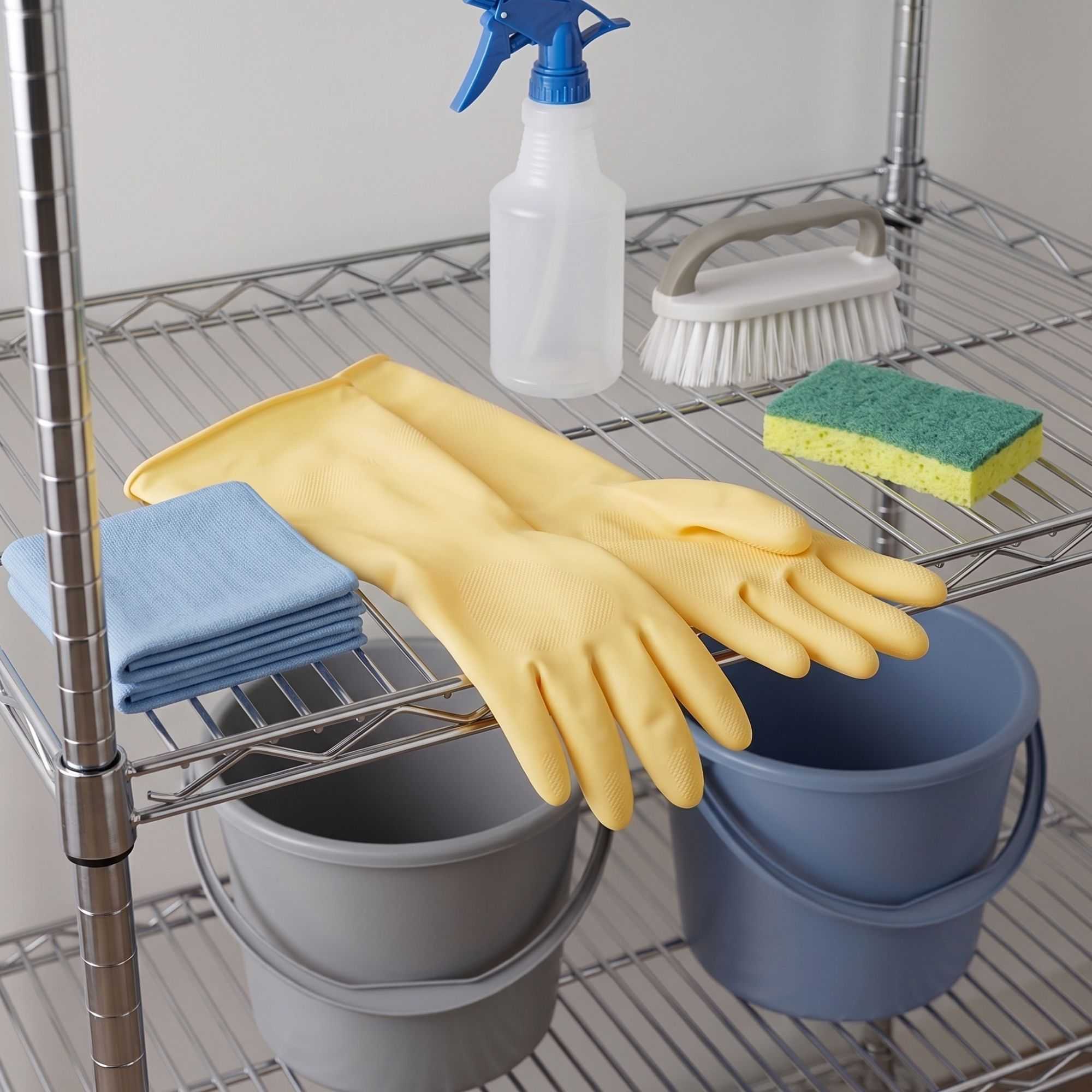 Clean Tek Professional Yellow Large Latex Gloves - 22 mil - 13" x 4 1/2" - Pair - 10 count box
