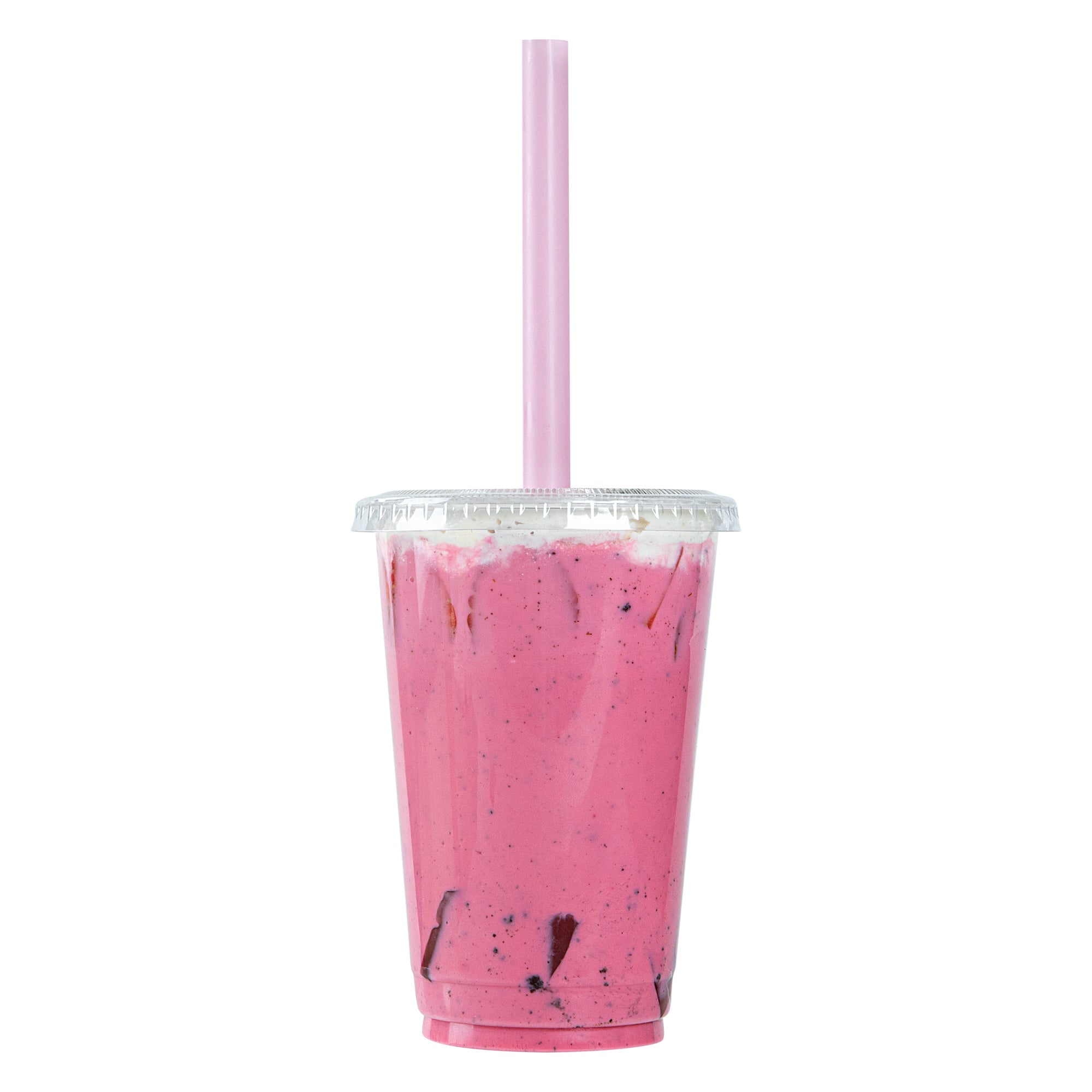 Basic Nature Assorted PLA Plastic Straw - Unwrapped, Compostable, Pointed - 9" - 100 count box