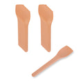 Basic Nature Orange CPLA Plastic Ice Cream Spoon - Heat-Resistant, Compostable - 4" - 1000 count box