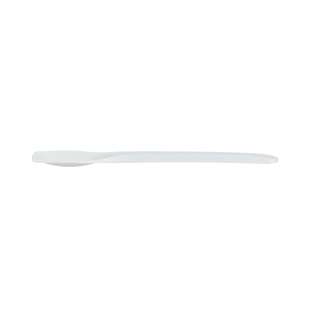 Basic Nature White CPLA Plastic Ice Cream Spoon - Heat-Resistant, Compostable - 4" - 1000 count box