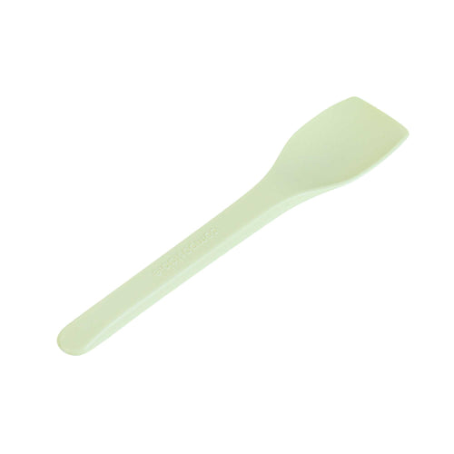 Basic Nature Yellow CPLA Plastic Ice Cream Spoon - Heat-Resistant, Compostable - 4" - 100 count box