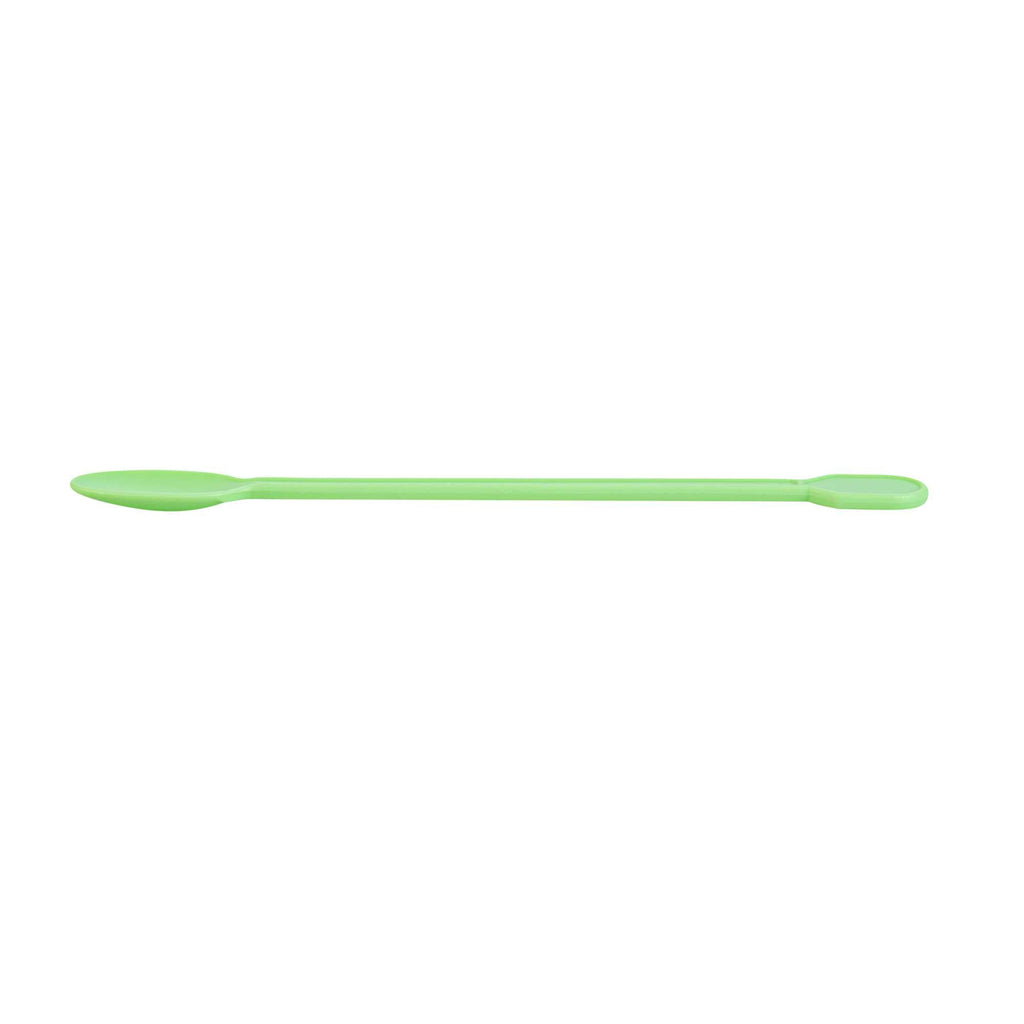 Basic Nature Green CPLA Plastic Coffee Stirrer / Spoon - Compostable - 4" - 100 count box