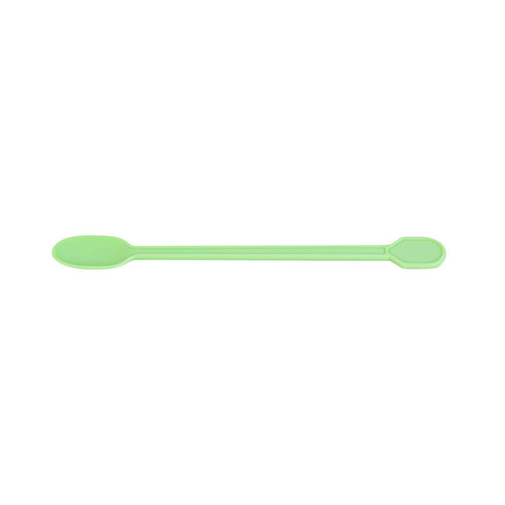 Basic Nature Green CPLA Plastic Coffee Stirrer / Spoon - Compostable - 4" - 1000 count box
